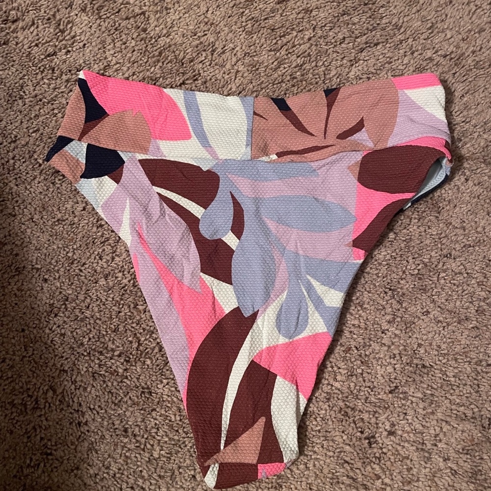 High waisted bikini bottom